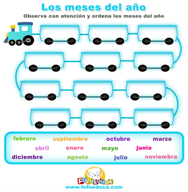 LOS MESES DEL AÑO