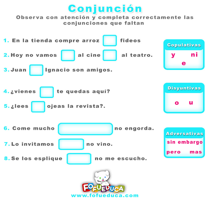 CONJUNCIÓN