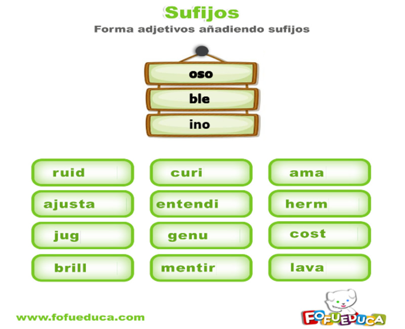 Sufijos II
