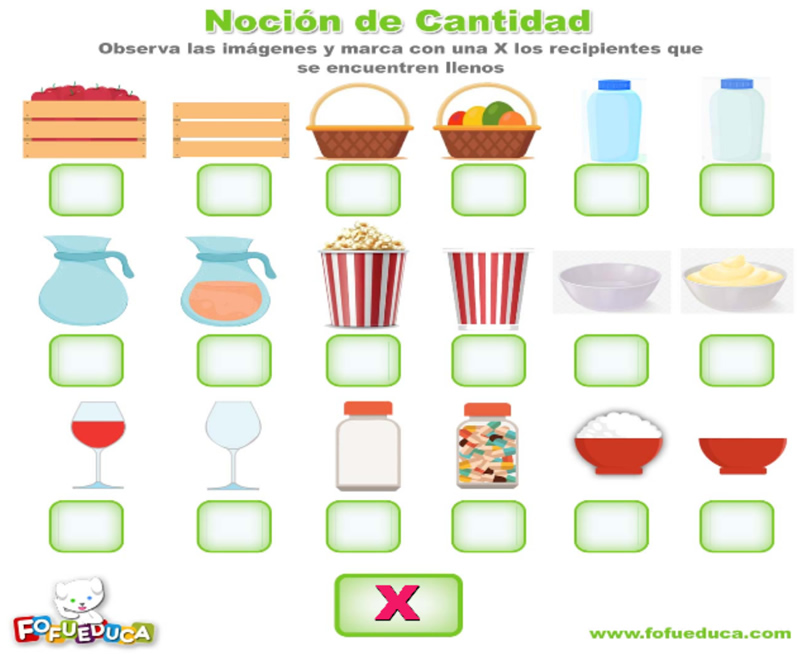 NOCION DE CANTIDAD