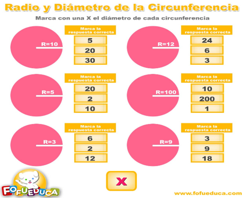 RADIO Y DIÁMETRO