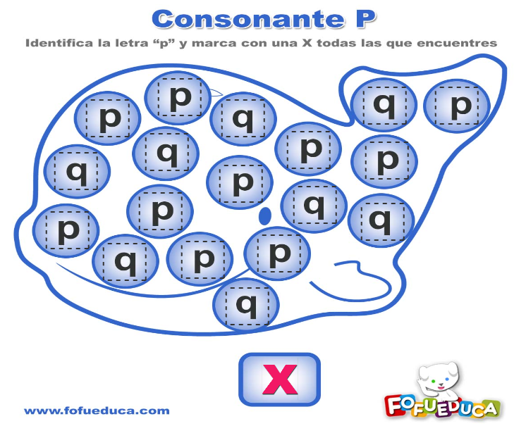 CONSONANTE P