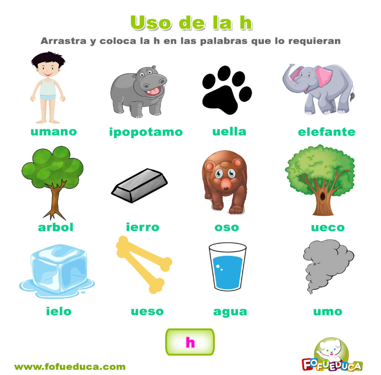 USO DE LA H