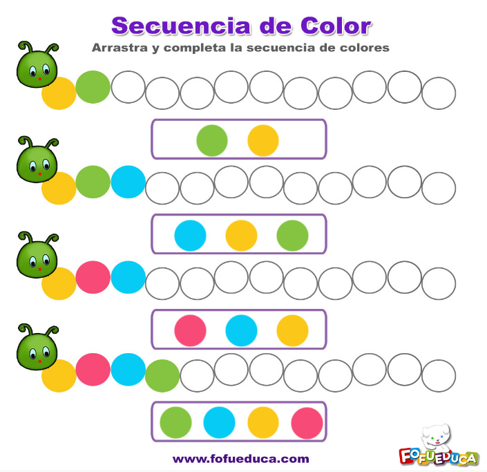 SECUENCIA DE COLORES